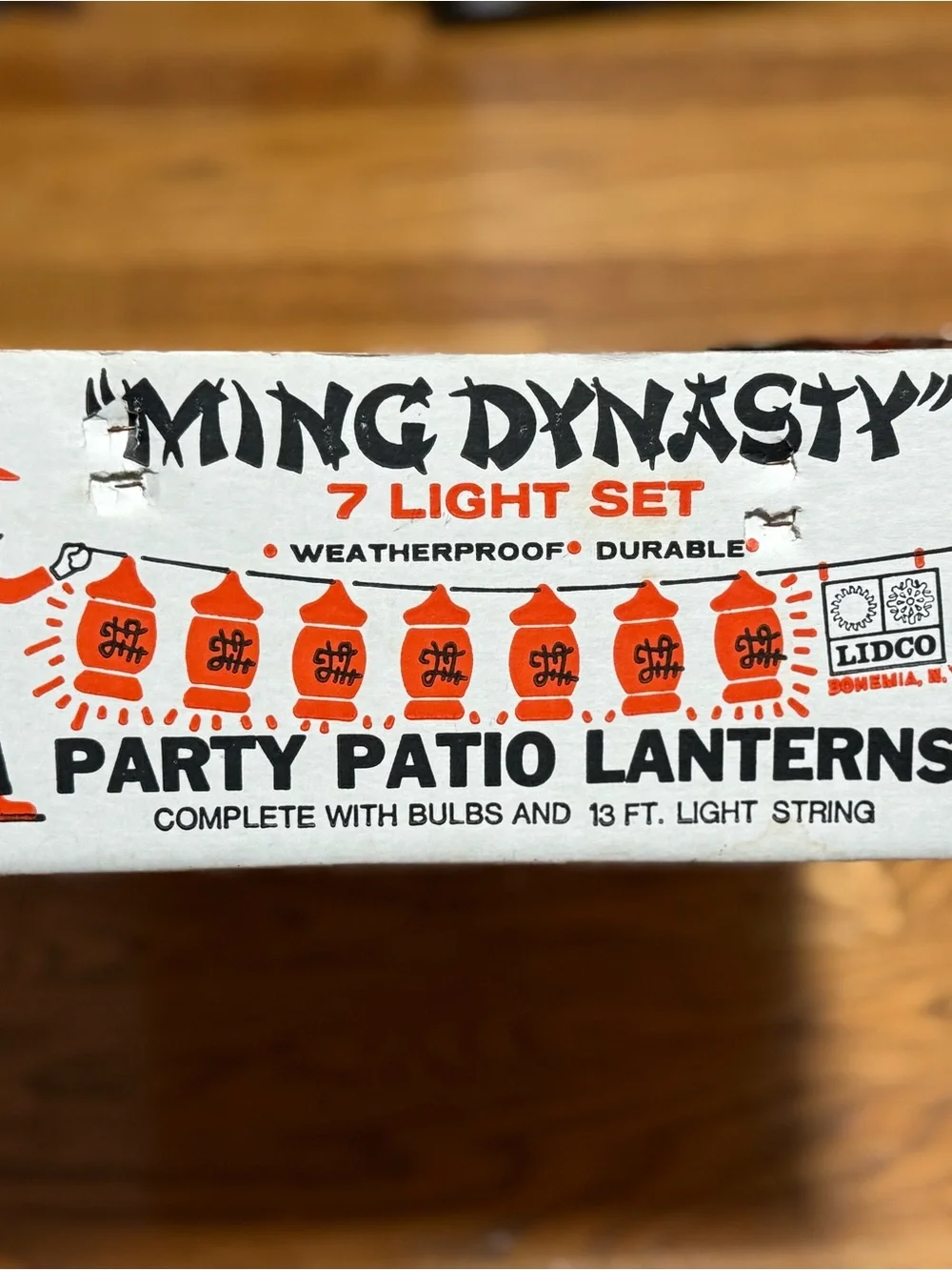 Vintage “Ming Dynasty” Party Patio Lanterns (Set of 7) Working!!